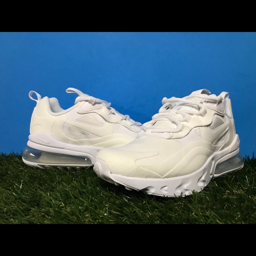 Nike Air Max 270 React Triple White Women’s